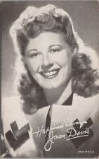 Vintage c1940s JOAN DAVIS Mutoscope Arcade Card Vaudeville & Movie Actress picture