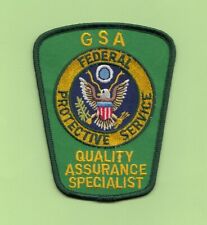 R15 QUALITY ASSURANCE SPEC FPS GSA ICE FEDERAL PROTECTIVE SERVICE POLICE PATCH picture