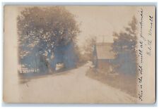 1906 Old Mill Dirt Road East Moriches New York NY Antique RPPC Photo Postcard picture