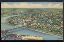 1947 South Side Oil City PA from Clark's Summit Historic Vintage Postcard picture