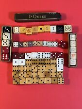 Lot of ANTQ/VTG DICE Red/Butter/small/marked I-Cubes game picture