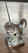 Swarovski Crystal Mouse Figurine, Retired,  Wide-Eyed, Silver Spring Tail  picture