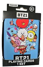BTS BT21 Playing Cards in Tin Box NEW Shooky Mang Cooky Koya Tata RJ Chimmy Van picture