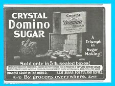 1906 DOMINO SUGAR for baking PRINT AD best sugar for baking picture