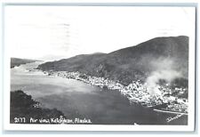 1953 Air View Of Ketchikan Alaska AK RPPC Photo Posted Vintage Postcard picture