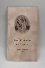 VTG Mater Admirabilis (Mother Most Admirable) Society Of Sacred Heart Holy Card picture