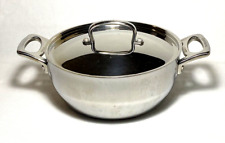 CUISINART~ Tri-Ply Stainless/Induction Ready 4.5 Qt DUTCH OVEN POT w/LID~ France picture