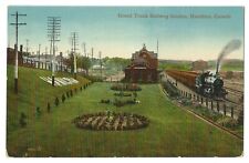 Vintage Postcard Hamilton Ontario Ont Canada Grand Trunk Railway Station picture