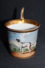 Antique hand painted porcelain cup 