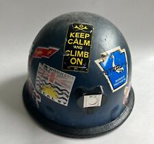 Iron Workers Union - Used Union Hard Hat - Blue - Read Full Description picture
