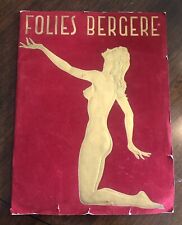 Folies Bergere Programme Paris France Paul Derval Presents Folies en Fetes w Ads picture
