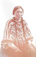 VTG Postcard Blackfeet Woman Native American picture