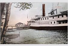 SAGAMORE Steamship Lake George Steamboat Company  People Boarding POSTCARD picture