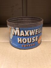 Vintage Maxwell House Coffee Can One Pound No Lid  picture