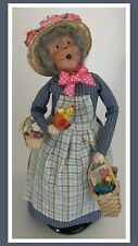 Byers Choice 2014 Easter Grandmother W/Baskets-Chick-Hat-Apron - Extremely Rare picture