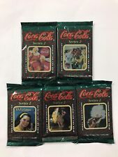 A Lot Of 5 Of Coca Cola Packs Series 2 Ads Cards picture