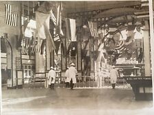 One Large Early Coney Island /Luna Photo On Cloth 10 1/4”x13 1/4” picture