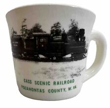 Vintage Cass Scenic Railroad W. Va. 8 oz. Souvenir Coffee Cup picture