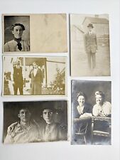 antique real photo post card lot western Saloon picture