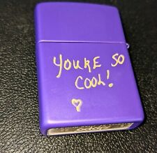 True Romance Matte Purple Zippo Lighter You're So Cool