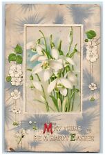 Bridgeton New Jersey NJ Postcard Easter Flowers Embossed Winsch Back 1924 Posted picture