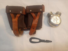 Authentic Soviet Era Russian Mosin Nagant Rifle Kit With Magazine Leather Pouch picture