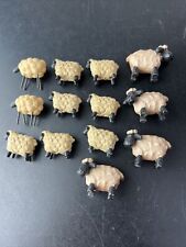 Primitive Resin B Lloyd And Unbranded Mini Sheep Lot Of 13 picture