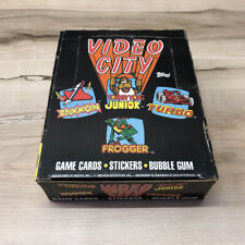 1983 Topps VIDEO CITY Trading Cards Empty Display Box picture
