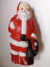 Empire Plastic Santa Claus 13” Blow Mold Christmas Decor Vtg 1968 No light/cord picture