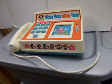 Hasbro Preschool Disney Mickey Mouse Talking Phone Vintage Early 1970s picture
