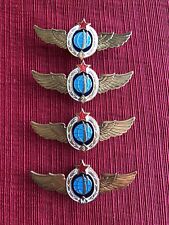 GENUINE USSR RUSSIAN SPACE COSMONAUT WINGS SET OF 4 picture