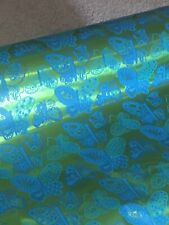 VTG STORE WRAPPING PAPER GIFT WRAP BUTTERFLY FOIL RETRO 1960s NOS SPRING SHEET picture