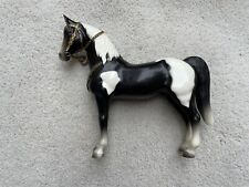 Vintage Breyer Horse #41 Matte Black Pinto Tobiano Western Pony 1970s Excellent picture