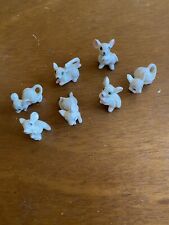 Set Of 7 Vintage Miniature Bone China Mice Made In Japan picture