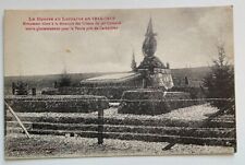 1920s Lithograph Postcard WWI Monument Lorraine, France Massacre at Gerbéviller picture