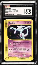 CGC 8.5 NM/MINT+ Mewtwo 20/165 Pokémon Expedition 2002 Holographic (PSA/BGS) picture