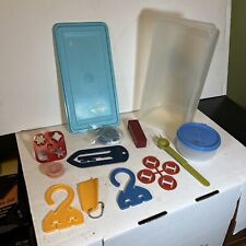 TUPPERWARE 1987 PROMO ITEMS KEYCHAINS SHOE HORN BIG WEEKS COOKIE CUTTERS & MORE picture