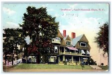 1911 Strathmont Fassett Homestead Exterior House Street Elmira New York Postcard picture