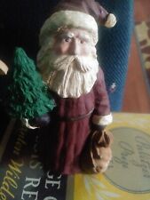 Old Santa Klaus Figurine From Kountry Kitten Rhode Island Ceramic Piece picture