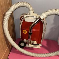 VINTAGE Rare Mid Century EUREKA CANISTER Express VACUUM Cleaner 3710 A Working picture