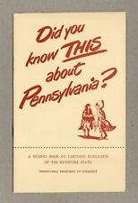 Did You Know This About Pennsylvania? #2 VF+ 8.5 1950 picture