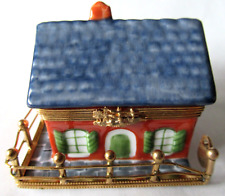 Peint Main Limoges Trinket - French Home     picture