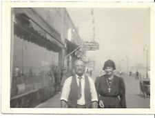VTG photo 1930s  Man & Woman HERMAN'S RESTAURANT ATLANTIC CITY BOARDWALK picture