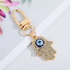 Fashion Turkish Lucky Evil Eye Crystal Keychain Keyring Women Men Jewelry Gift  picture