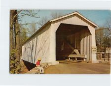 Postcard Green Sargeants Covered Bridge, Stockton, New Jersey picture