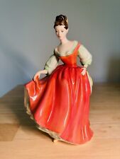 Royal Doulton Fair Lady Red Figurine HN2832 Bone China England Vintage 1962 picture