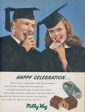 1948 Milky Way Graduates Cap Gown Celebration Special Moments Vtg Print Ad C4 picture