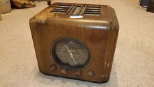 Vintage Zenith Model 5S126 Cube Black Dial Tube Radio - 1937 picture