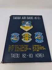 1982/83 Taegu (K-2) Air Base Korea Yearbook USAF PAC 6168th Combat Support Group picture