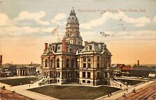 Postcard Vigo County Court House Terra Haute Indiana DB Postcard Historic IA picture